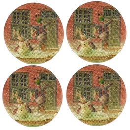 Hermia Salvamanteles Individuales Multicolor 4 Piezas